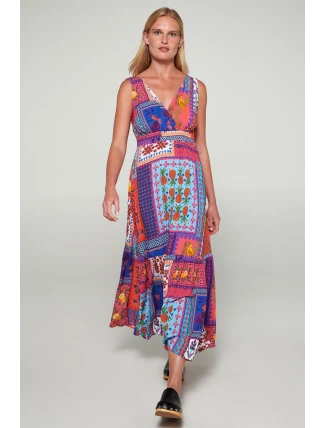 Vamp - Šaty s krátkými rukávy 20427 - Vamp Vamp - Šaty s krátkými rukávy 20427 - Vamp