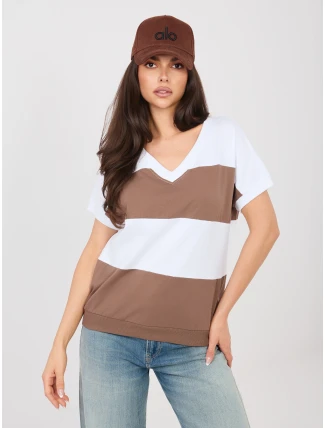 Halenka RV BZ A1214.89 bílo-hnědá