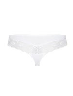 Dámská tanga Lovely Micro Brazilian String bílá - TRIUMPH