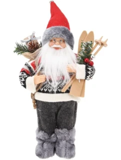 Vánoční dekorativní mickey stojící deluxe 30cms GREY dětské