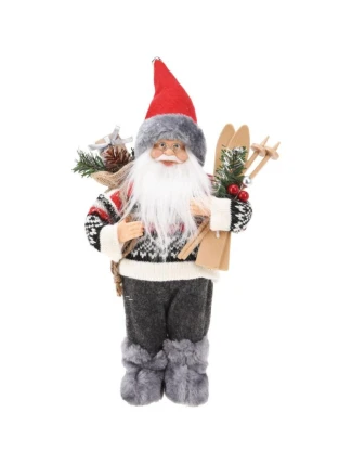 Vánoční dekorativní mickey stojící deluxe 30cms GREY dětské