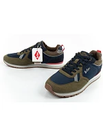 Lee Cooper sportovní obuv pánské tenisky módní pohodlné odolné námořnická modrá khaki