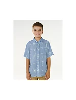Chlapecká košile RIP CURL Eternal Shred Ss Shirt-Boy, modrá Chlapecká košile RIP CURL Eternal Shred Ss Shirt-Boy, modrá
