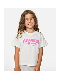 Dětské tričko RIP CURL Surf Puff Relaxed Tee – Girl, bílé