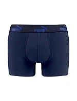 Puma boxerky, pánské spodky Boxershorts, balení po 3 kusech, modré, tmavě modré Puma boxerky, pánské spodky Boxershorts, balení po 3 kusech, modré, tmavě modré