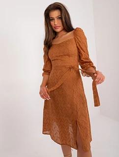 Šaty LK SK 509372.45 světle hnědé