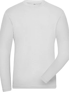 Daiber JN 1804 Pánské pracovní elast. tričko - Solid 02.1804 white