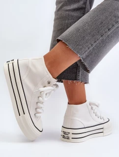 Dámské Tenisky na platformě Bílé Aineri