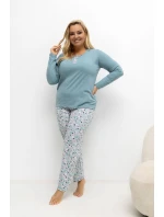 ~Piżama Plus Size model 221183 Forever Pink ~Piżama Plus Size model 221183 Forever Pink