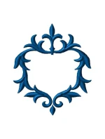 rámeček k výšivce monogramu Erb jednoduchý rámeček k výšivce monogramu Erb jednoduchý