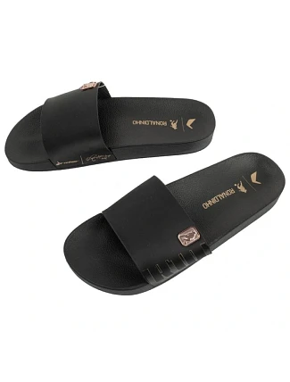 Pánské sportovní žabky R10 Slide pohodlné černé pantofle Rider