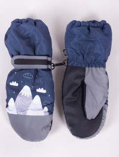 Yoclub Dětské zimní lyžařské rukavice REN-0295C-A110 Navy Blue