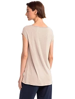 Vamp - Krátká dámská noční košile BEIGE SOLEIL M 14191 - Vamp Vamp - Krátká dámská noční košile BEIGE SOLEIL M 14191 - Vamp