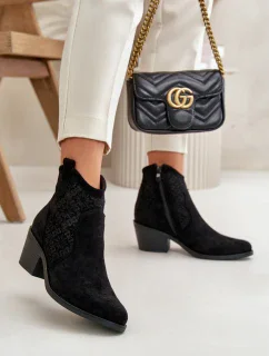 Boty na podpatku  model 199416 Step in style