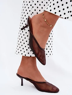 Klapky na podpatku model 229284 Step in style