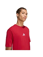 Pánské tričko adidas Essentials 3-Stripes červené KD4865 pánské Pánské tričko adidas Essentials 3-Stripes červené KD4865 pánské