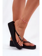 Dámské sandály na platformě Big Star RR274A549 černé