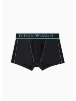 Pánské boxerky 112043 3F532 00020 černé - Emporio Armani