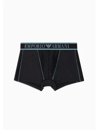 Pánské boxerky 112043 3F532 00020 černé - Emporio Armani