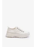 Dámské tenisky na masivní podrážce Big Star White