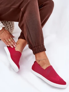 Dámské slip-on tenisky Big Star – fuchsiové