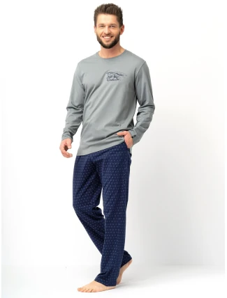 Pánské pyžamo Key MNS 612 B25 long/r M-2XL