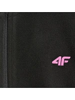 Dívčí fleece 4F F346 tmavě černý 4FJWAW25TFLEF346 20S