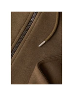 Dámská mikina CASALL Easy Oversized Zip Hoodie, hnědá barva Dámská mikina CASALL Easy Oversized Zip Hoodie, hnědá barva