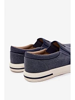 Pánské tenisky Slip On Lee Cooper LCW-26-02-4088 tmavě modré