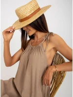 Dámské šaty 203D.38P béžové -  FPrice