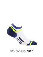 Pánské kotníkové ponožky Wola Sportive W91.1N3 Ag+ vzor