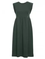 Dámské šaty M581 Tmavě zelená - MOE