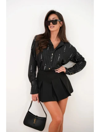 Dámská košile s dlouhým rukávem Maddie černá - LaBalancia