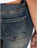 Dámské úzké džíny námořnická modř FashionStreet UY2825