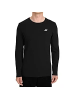 Pánské tričko 4F Longsleeve M611 deep black 4FWMM00TLONM611 20S pánské