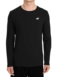 Pánské tričko 4F Longsleeve M611 deep black 4FWMM00TLONM611 20S pánské