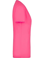 Daiber JN 928 Dámské elastické tričko s výstřihem do V 02.0928 pink Daiber JN 928 Dámské elastické tričko s výstřihem do V 02.0928 pink