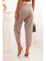 Kalhoty Summer Punto s uzávěrem na nohavicích fango Kalhoty Summer Punto s uzávěrem na nohavicích fango