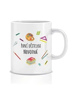 Personalizovaný klasický bílý keramický hrníček 300 ml pro paní učitelku/pana učitele (pomůcky) Personalizovaný klasický bílý keramický hrníček 300 ml pro paní učitelku/pana učitele (pomůcky)