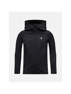 Dětská mikina PEAK PERFORMANCE Jr Rider Essentials Zip Hood, černá