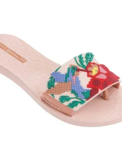 Dámské žabky Livia II 2017 W 26169 20808 Tmavě béžová vzor - Ipanema