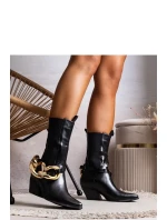 Boty na podpatku model 204777 Solea Boty na podpatku model 204777 Solea