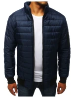 Pánská přechodná bunda prošívaná tmavě modrá TX2822 Pánská přechodná bunda prošívaná tmavě modrá TX2822