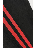 Černo-červené sportovní legíny s lampasy (YW01052-D1-5)