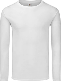 Fruit of the Loom Iconic 150 LSL T Tričko s dlouhým rukávem 16.1446 white