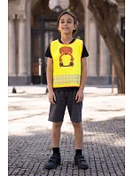 Korntex FUN Dětská bezpečnostní vesta 76.FUNY hi vis yellow/dog Korntex FUN Dětská bezpečnostní vesta 76.FUNY hi vis yellow/dog