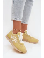 Sneakers Dámské Sportovní Žluté Tarlisse