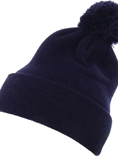 Flexfit 1501P Pletená čepice s bambulí 55.501P navy