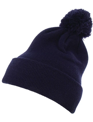 Flexfit 1501P Pletená čepice s bambulí 55.501P navy Flexfit 1501P Pletená čepice s bambulí 55.501P navy