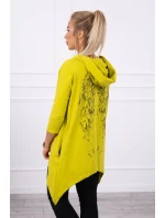 Mikina s potiskem křídla kiwi Mikina s potiskem křídla kiwi